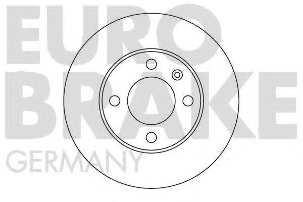 Тормозной диск EUROBRAKE 5815204754