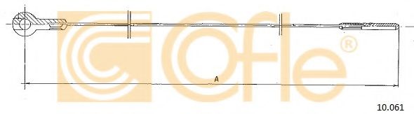 Тросик газа COFLE 10061