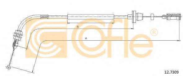 Тросик газа COFLE 127309