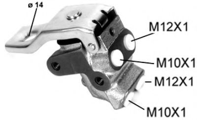 Регулятор тормозных сил BENDIX 141132