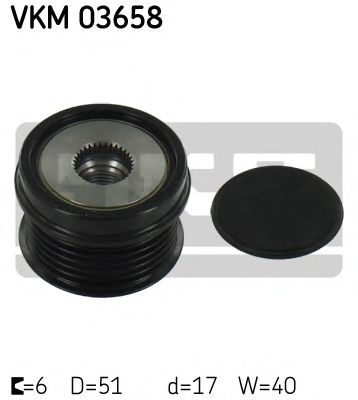 Механизм свободного хода генератора SKF VKM 03658