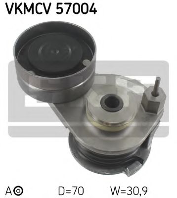 Натяжной ролик, поликлиновой  ремень SKF VKMCV 57004