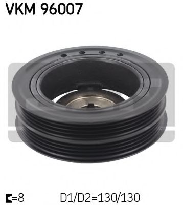Ременный шкив, коленчатый вал SKF VKM 96007