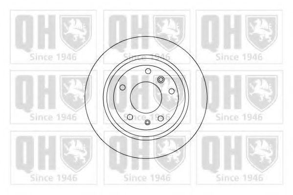 Тормозной диск QUINTON HAZELL BDC4551