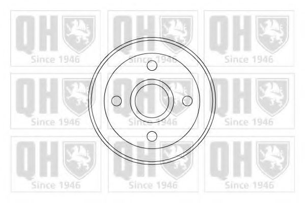 Тормозной барабан QUINTON HAZELL BDR209