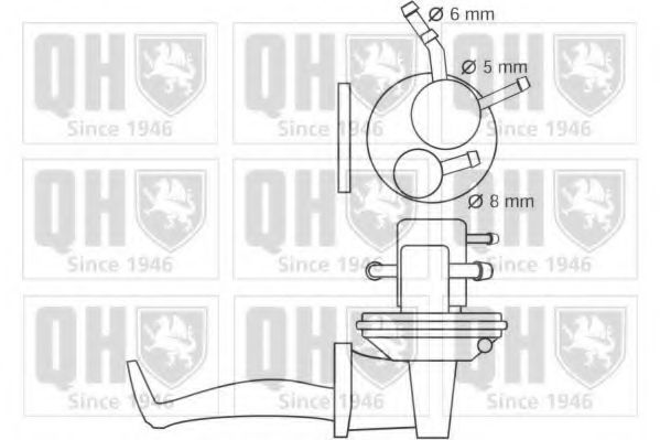 Топливный насос QUINTON HAZELL QFP202