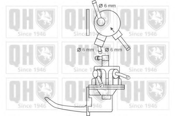 Топливный насос QUINTON HAZELL QFP263