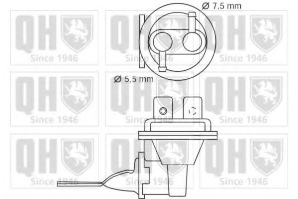 Топливный насос QUINTON HAZELL QFP267