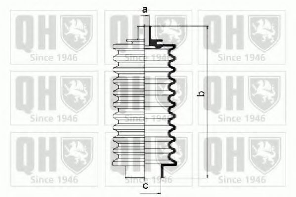 Комплект пылника, рулевое управление QUINTON HAZELL QG1006