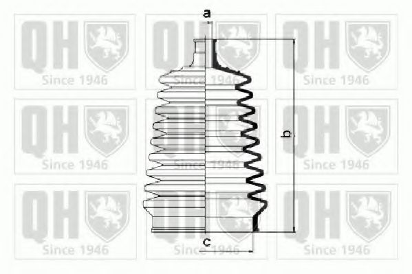 Комплект пылника, рулевое управление IPD 5061