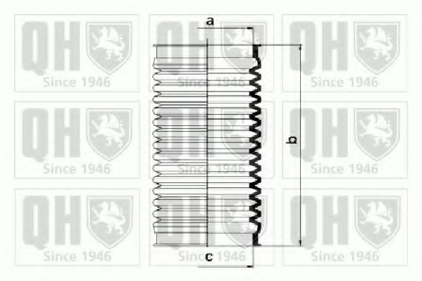 Комплект пылника, рулевое управление QUINTON HAZELL QG1051