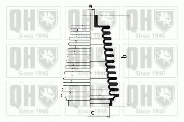 Комплект пылника, рулевое управление IPD 5044