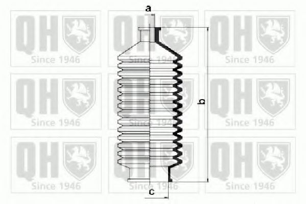 Комплект пылника, рулевое управление QUINTON HAZELL QG1178