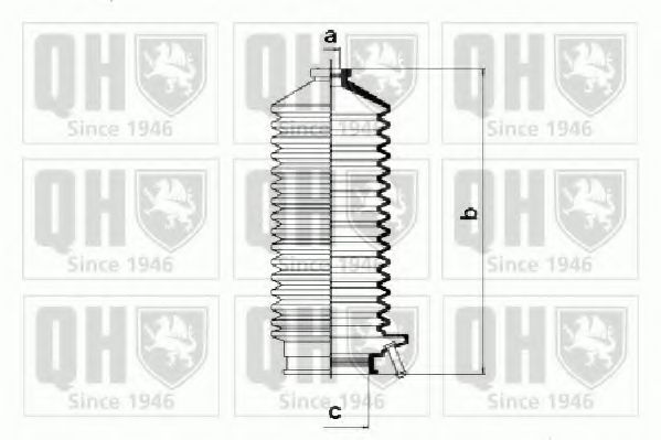 Комплект пылника, рулевое управление LEMFÖRDER 15584