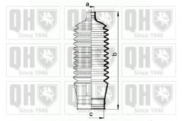 Комплект пылника, рулевое управление QUINTON HAZELL QG1465