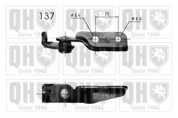 Газовая пружина, крышка багажник QUINTON HAZELL QTS840265