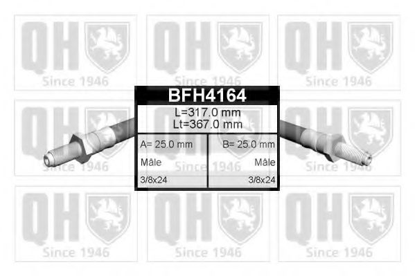 Тормозной шланг QUINTON HAZELL BFH4164