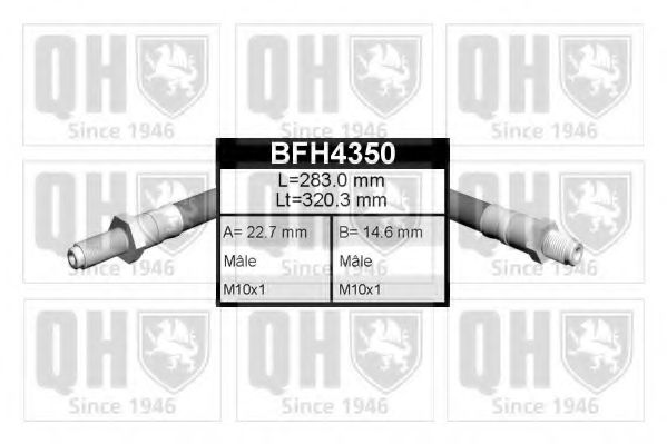 Тормозной шланг QUINTON HAZELL BFH4350