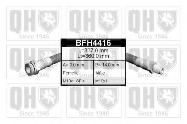 Тормозной шланг QUINTON HAZELL BFH4416