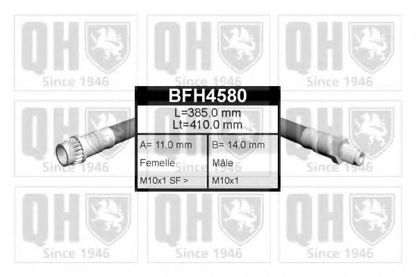 Тормозной шланг QUINTON HAZELL BFH4580