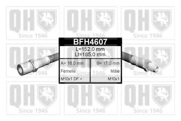 Тормозной шланг QUINTON HAZELL BFH4607