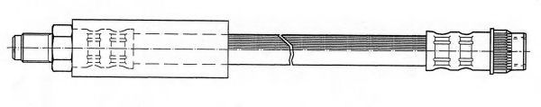 Тормозной шланг FERODO FHY2583