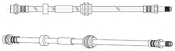 Тормозной шланг FERODO FHY2669