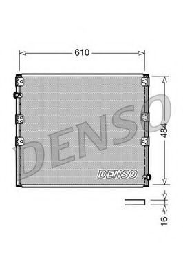 Конденсатор, кондиционер DENSO DCN50020