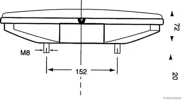 Задний фонарь; Задний фонарь ULO 586501