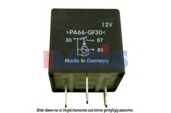 Реле, продольный наклон шкворня вентилятора AKS DASIS 730099N