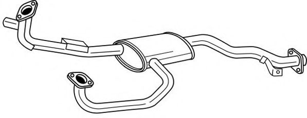 Труба выхлопного газа AKS DASIS SG75109