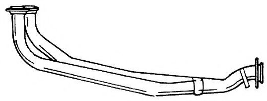 Труба выхлопного газа AKS DASIS SG39100