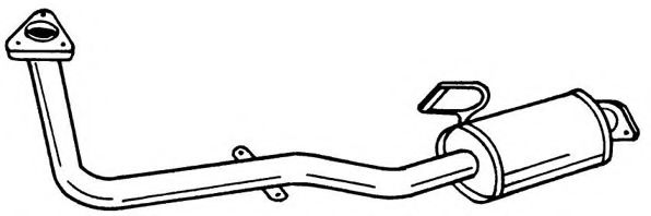 Труба выхлопного газа AKS DASIS SG38115