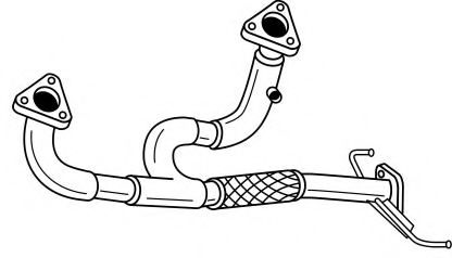 Труба выхлопного газа AKS DASIS SG34114