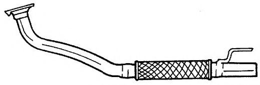 Труба выхлопного газа AKS DASIS SG22113