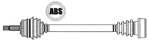 Приводной вал EKG 1227