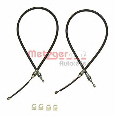 Трос, стояночная тормозная система METZGER 109336