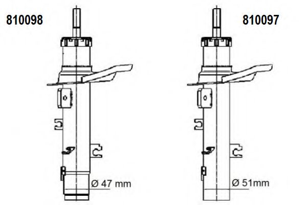 Амортизатор AL-KO 810098