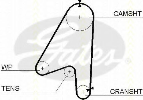 Ремень ГРМ TRISCAN 8645 5239