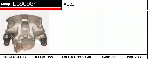 Тормозной суппорт DELCO REMY DC80984