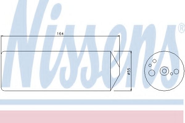 Осушитель, кондиционер NISSENS 95067