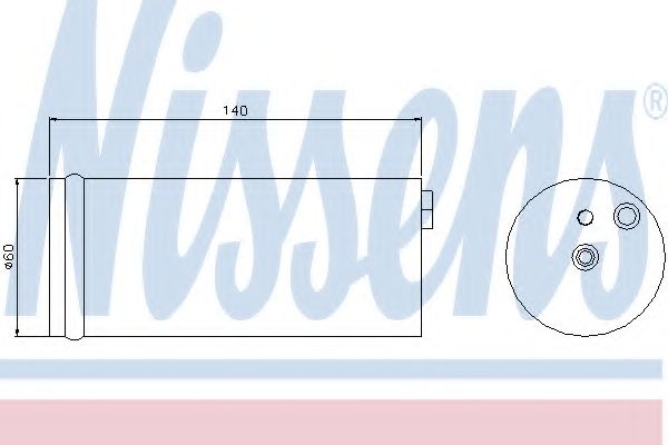 Осушитель, кондиционер NISSENS 95405