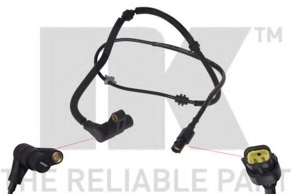 Датчик, частота вращения колеса EURODEAL AUTOPARTS 1031019