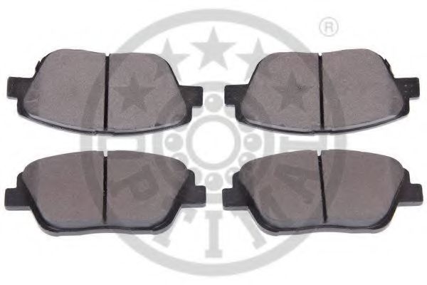 Комплект тормозных колодок, дисковый тормоз OPTIMAL 12623