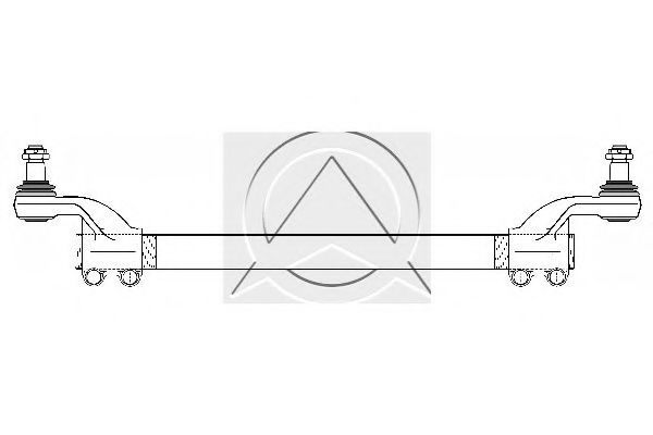 Поперечная рулевая тяга SIDEM 62732