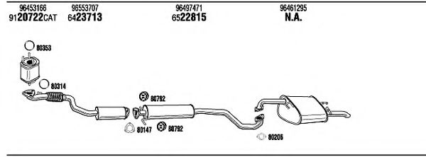Система выпуска ОГ FONOS DW55003