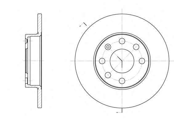 Тормозной диск ROADHOUSE 6057.00