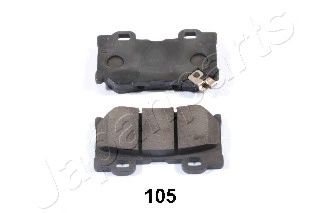 Комплект тормозных колодок, дисковый тормоз JAPANPARTS PP-105AF