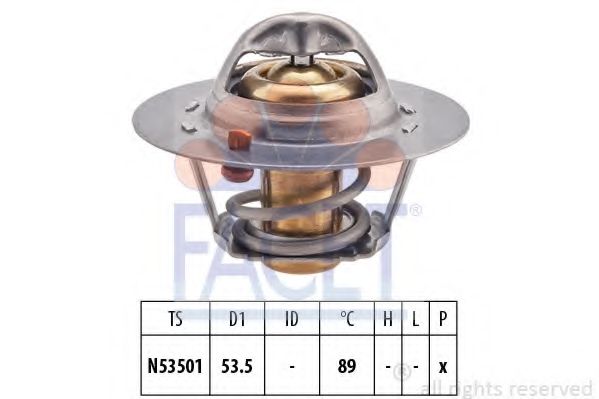 Термостат, охлаждающая жидкость FACET 7.8416S