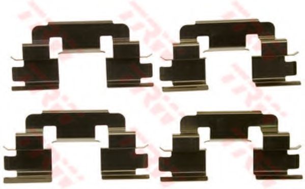 Комплектующие, колодки дискового тормоза QH Benelux 4649